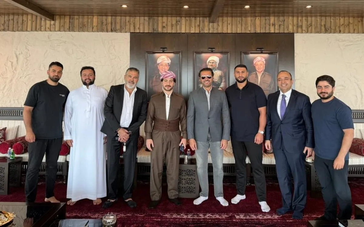 راغب علامة يحقّق نجاحًا جماهيريًا لافتًا في كردستان ويزور رئيس حكومة الإقليم مسرور البرزاني… وأغنيته “ترقيص” تواصل حصد النجاحات!