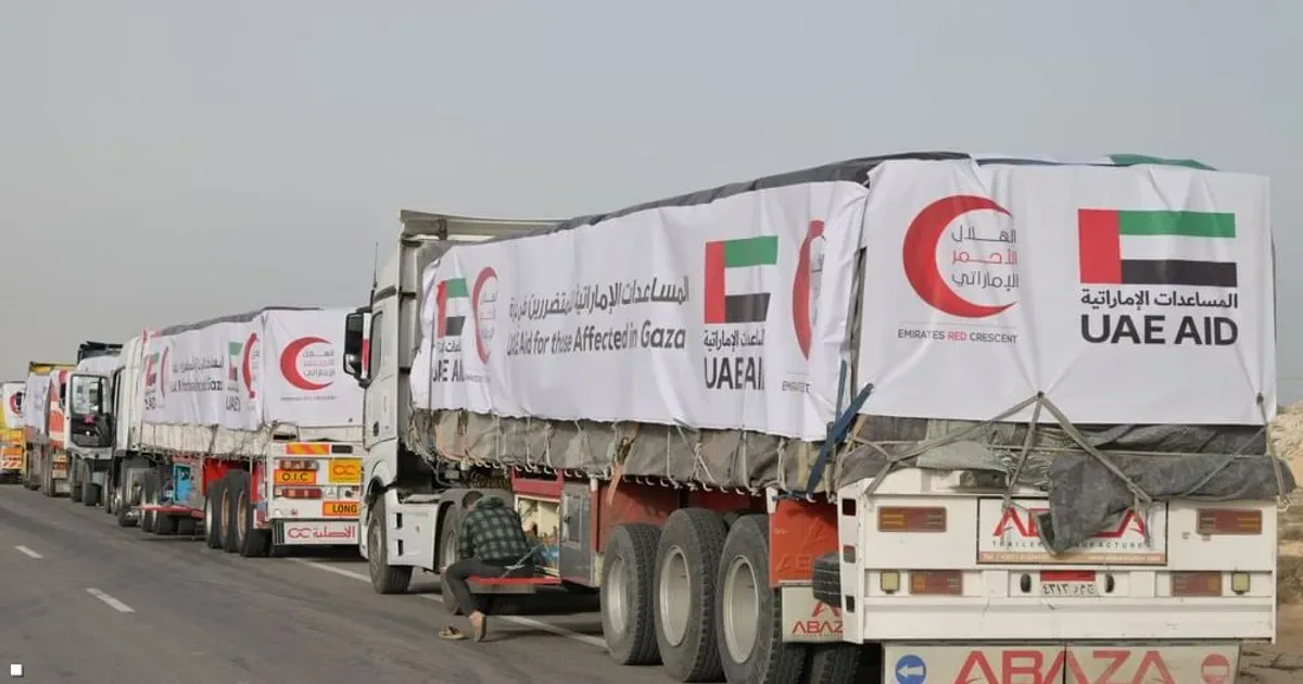 لليوم الخامس.. الإمارات تنفذ الإنزال الجوي الـ58 وتدخل 41 شاحنة مساعدات إلى غزة