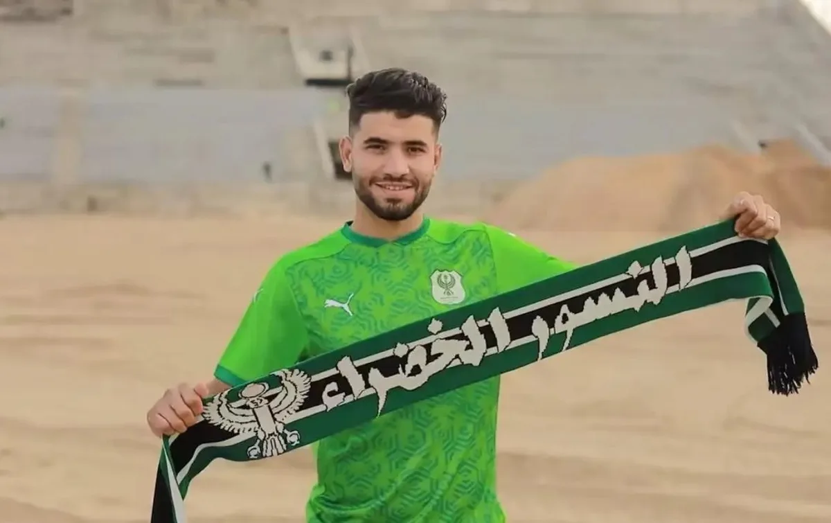 المصري يتعاقد مع المهاجم الجزائري منذر طمين لثلاثة مواسم