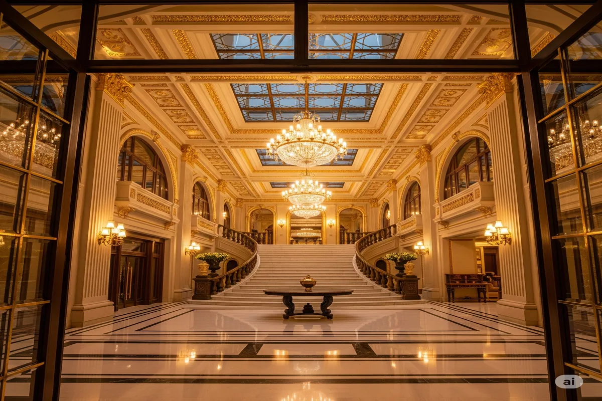 واجهة فندق العنوان اسطنبول الحديثة