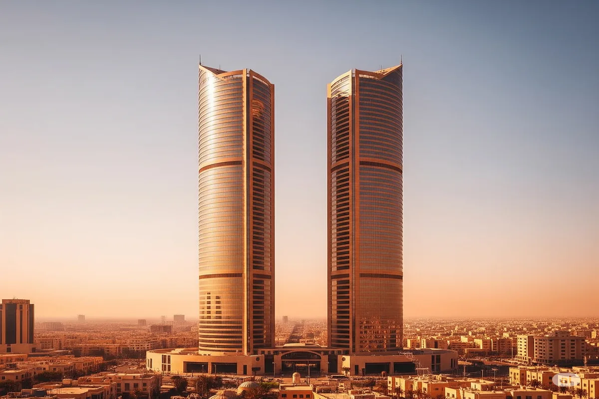 أطول برجين توأمين في بغداد أيقونة معمارية حديثة