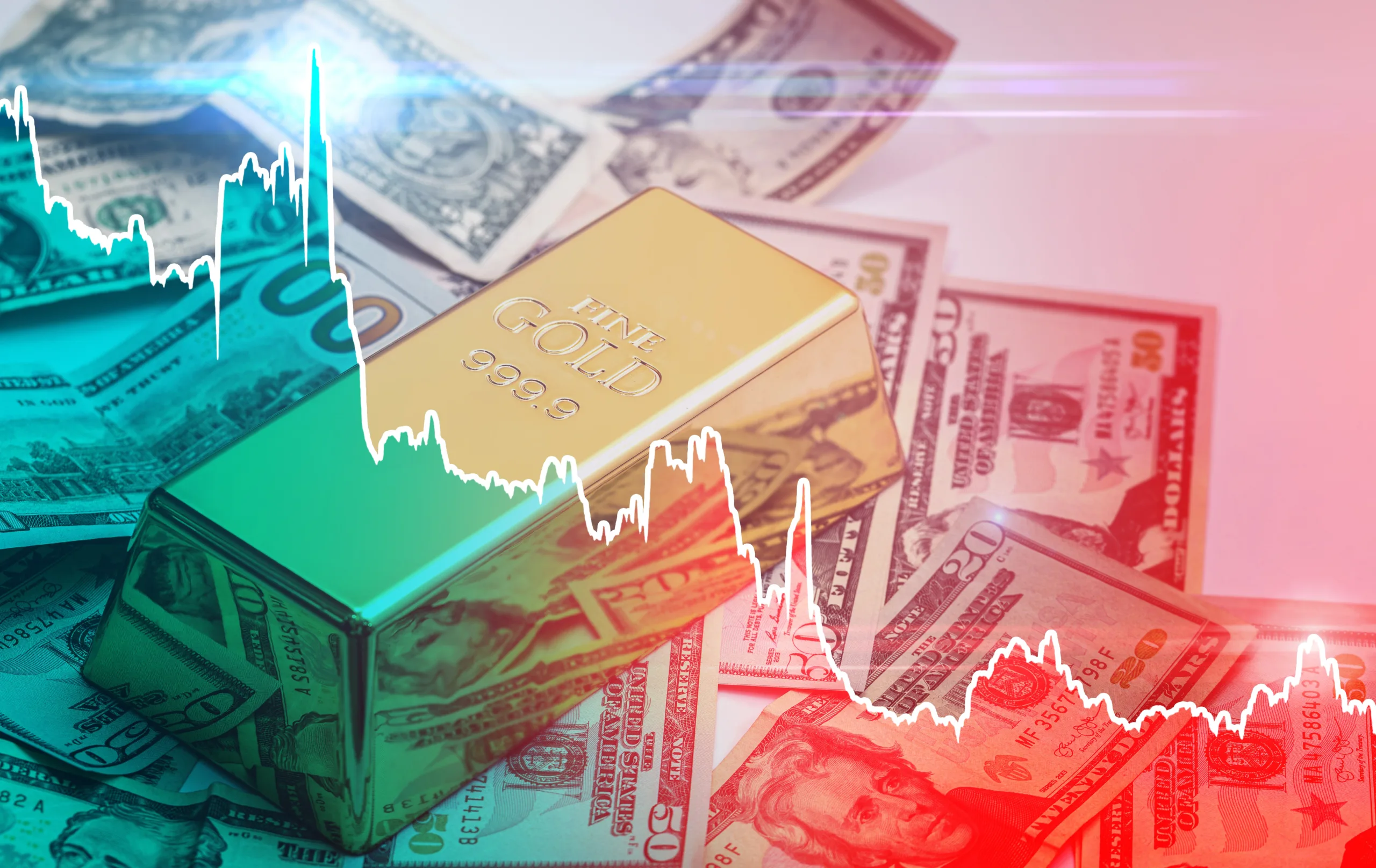 أسعار الذهب تتراجع مع ارتفاع الدولار وتراجع عوائد السندات
