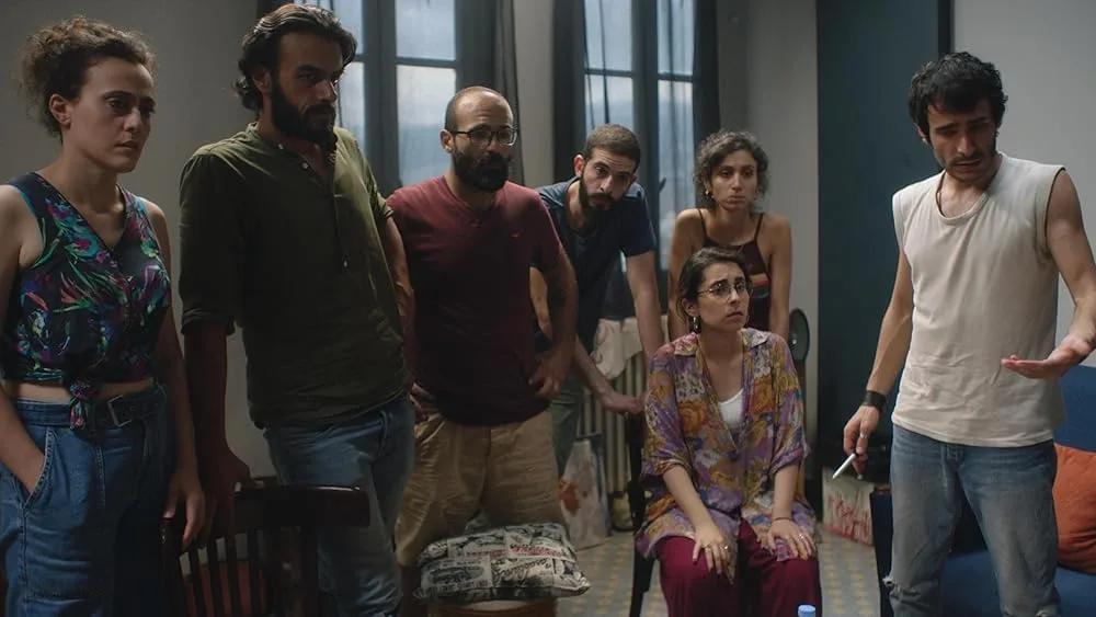 صورة من فيلم "مشقلب فيلم لبناني جريء" تُظهر لحظات مؤثرة من أربع قصص إنسانية تجسد الواقع اللبناني المعاصر
