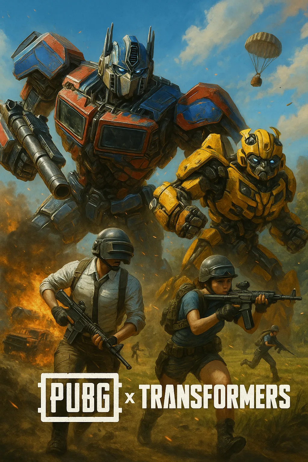 تحوّل مفاجئ في PUBG: أبطال Transformers يدخلون ساحة القتال!
