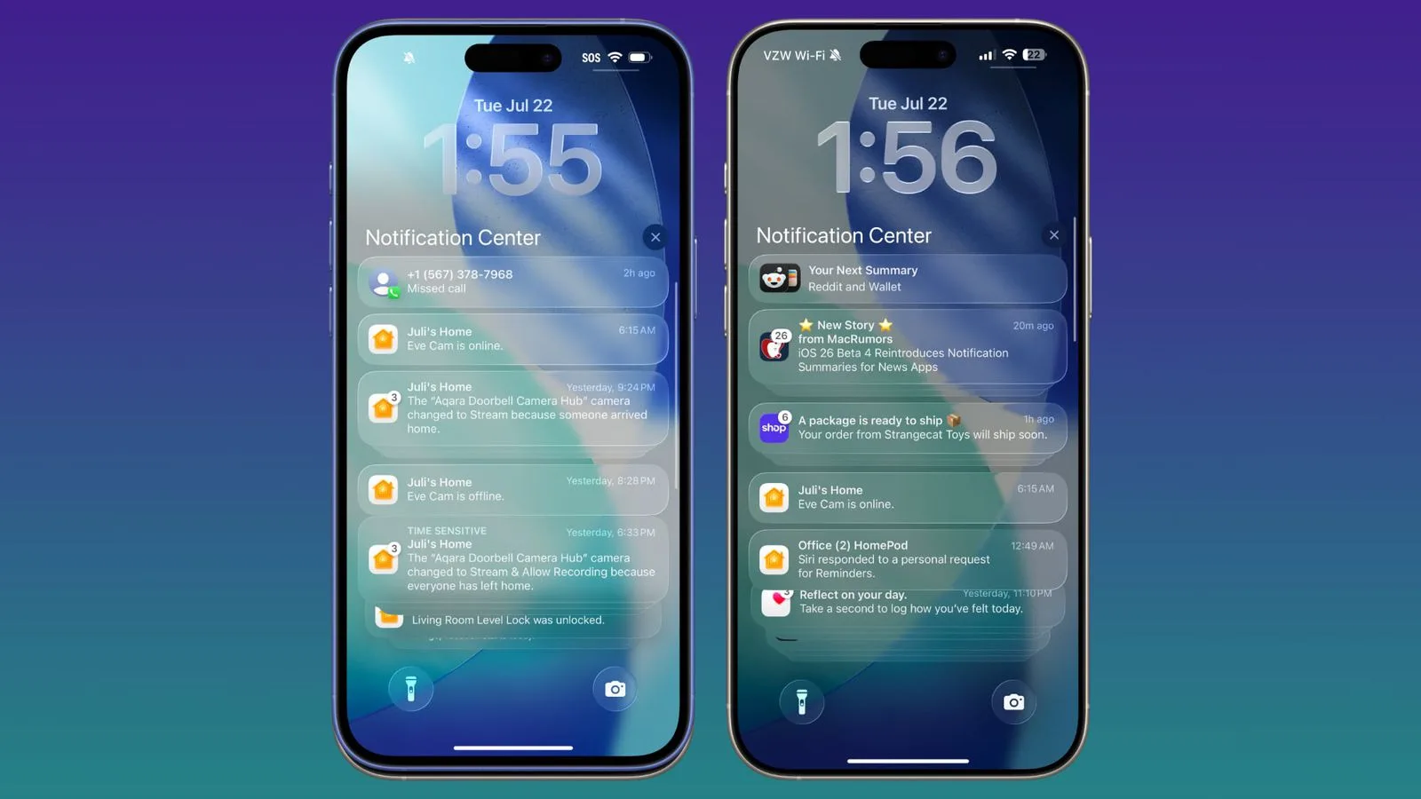 iOS 26 يعيد تشكيل واجهة آيفون بتصميم الزجاج السائل