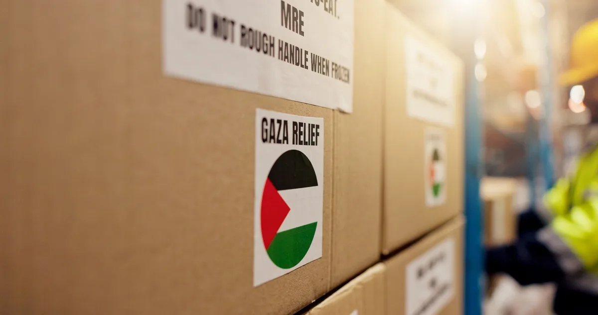إسقاط المساعدات على قطاع غزة