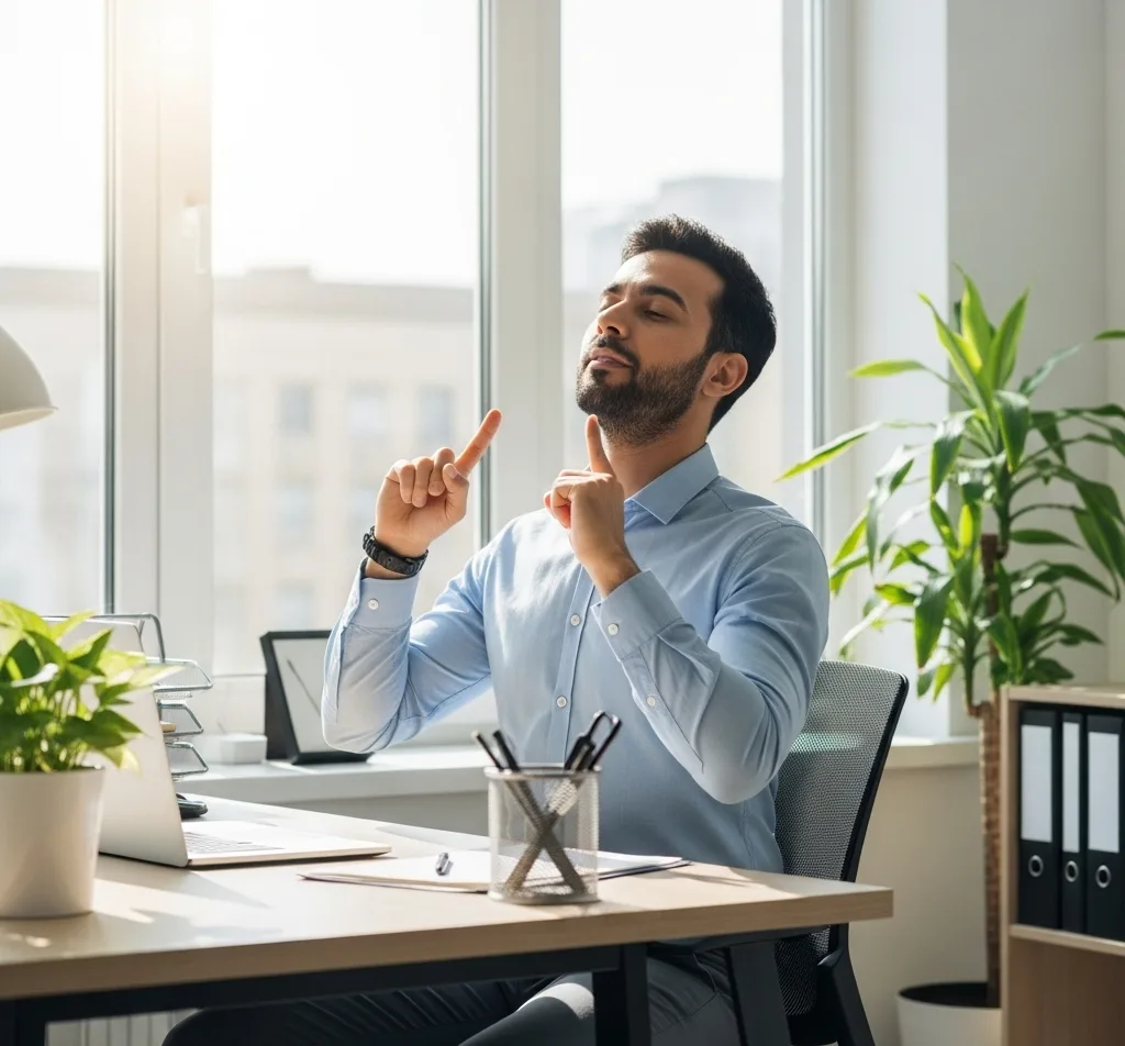 تمارين بسيطة على المكتب للحماية من الخرف