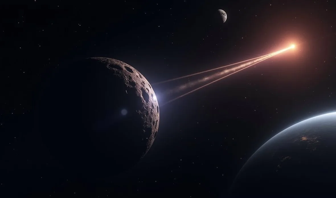 اصطدام كويكب بالقمر قد يُحدث حفرة ضخمة