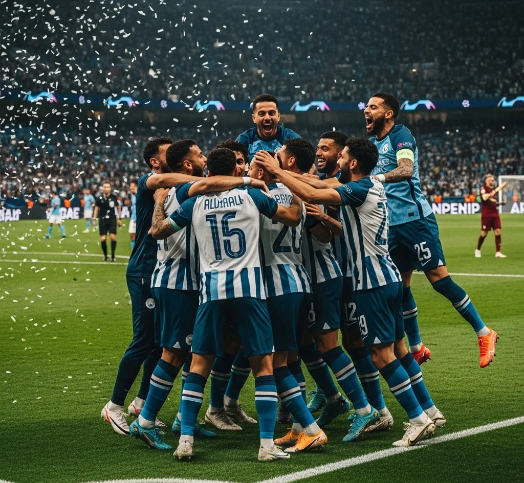 الهلال يهزم مانشستر سيتي برباعية تاريخية ويتأهل لربع النهائي