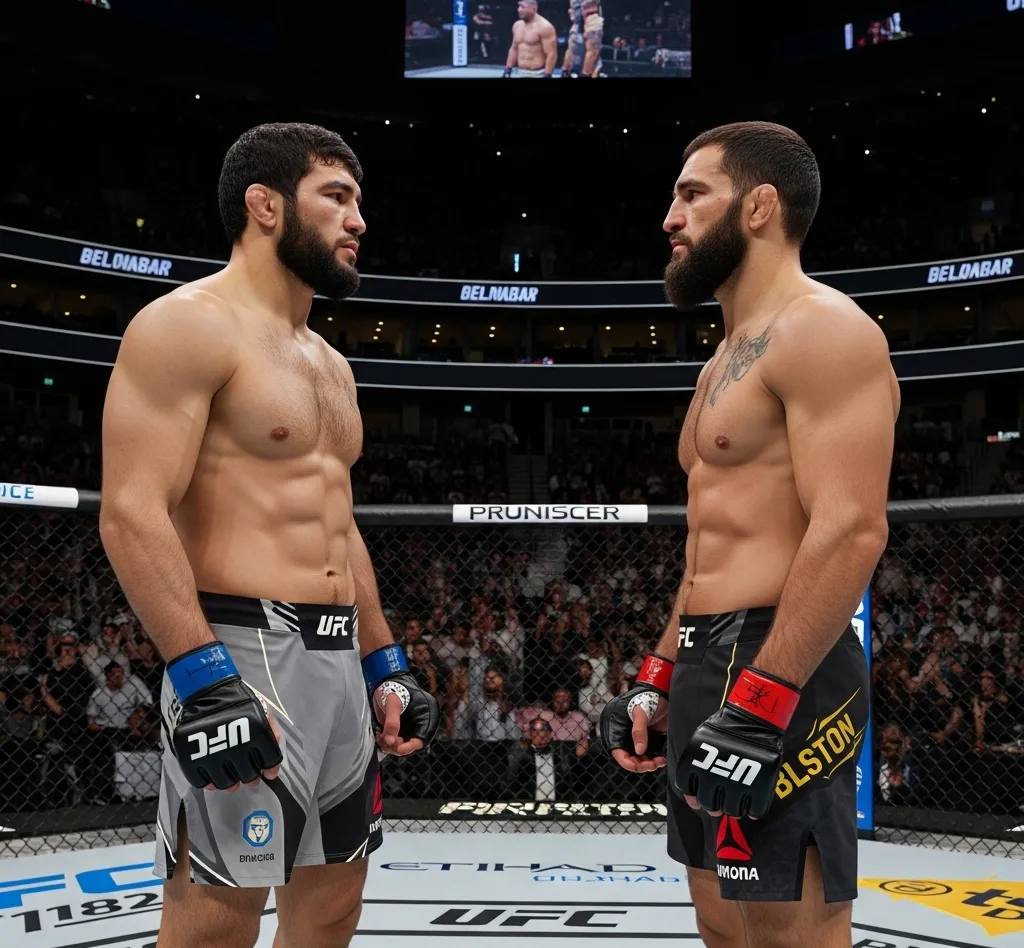 نزال القرن: مخيتشوف وديلا مادالينا يتصدران UFC 321 في أبوظبي