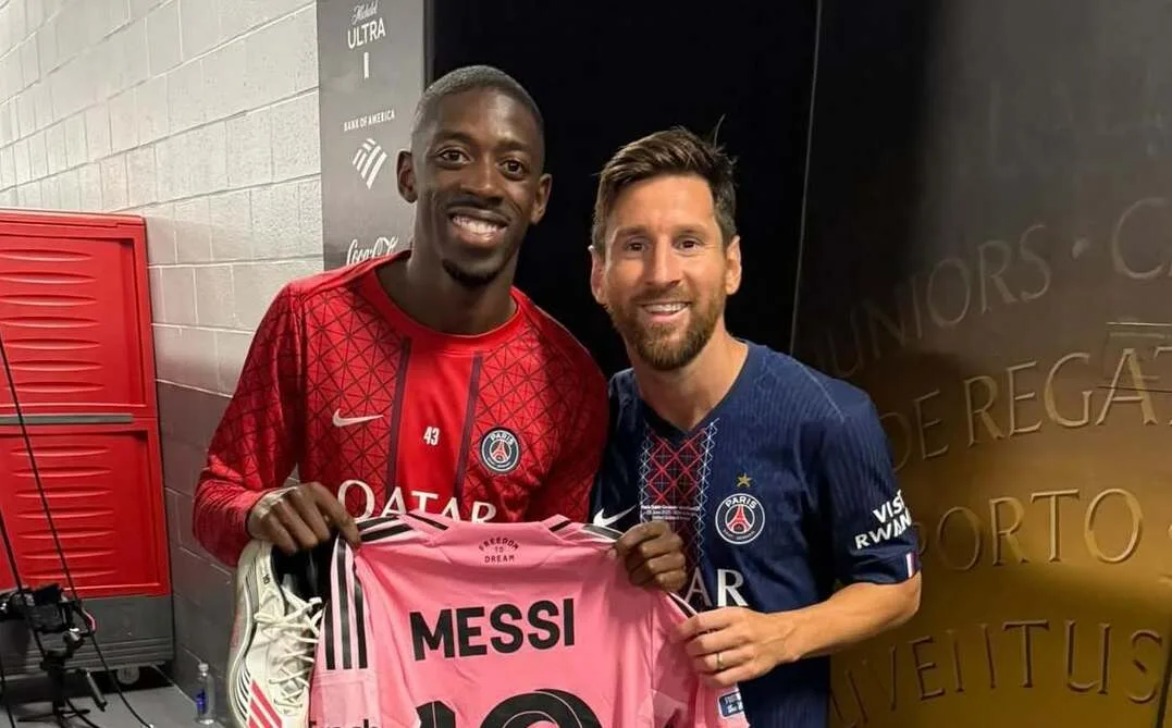 بعد موسم تاريخي.. ديمبلي يرشح نفسه للكرة الذهبية ويختار ميسي كأفضل فائز بها