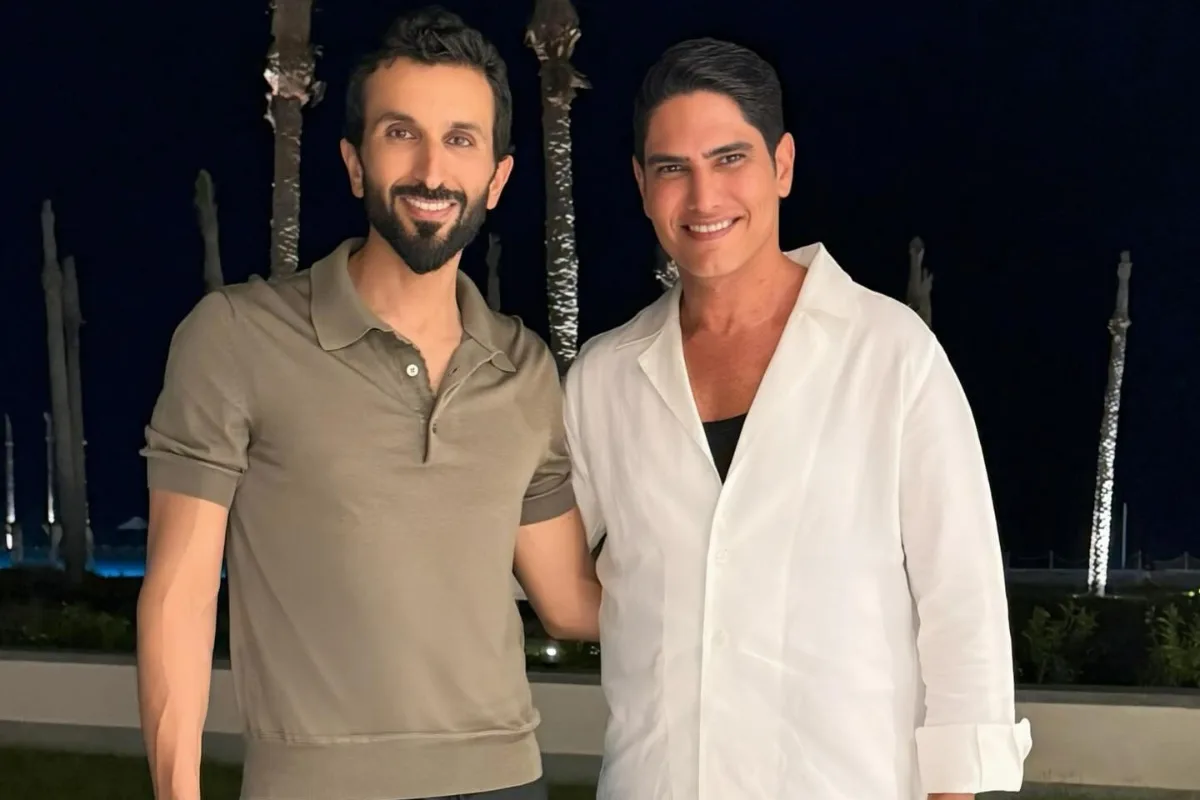 أحمد أبو هشيمة يلتقي الشيخ ناصر بن حمد آل خليفة في مصر