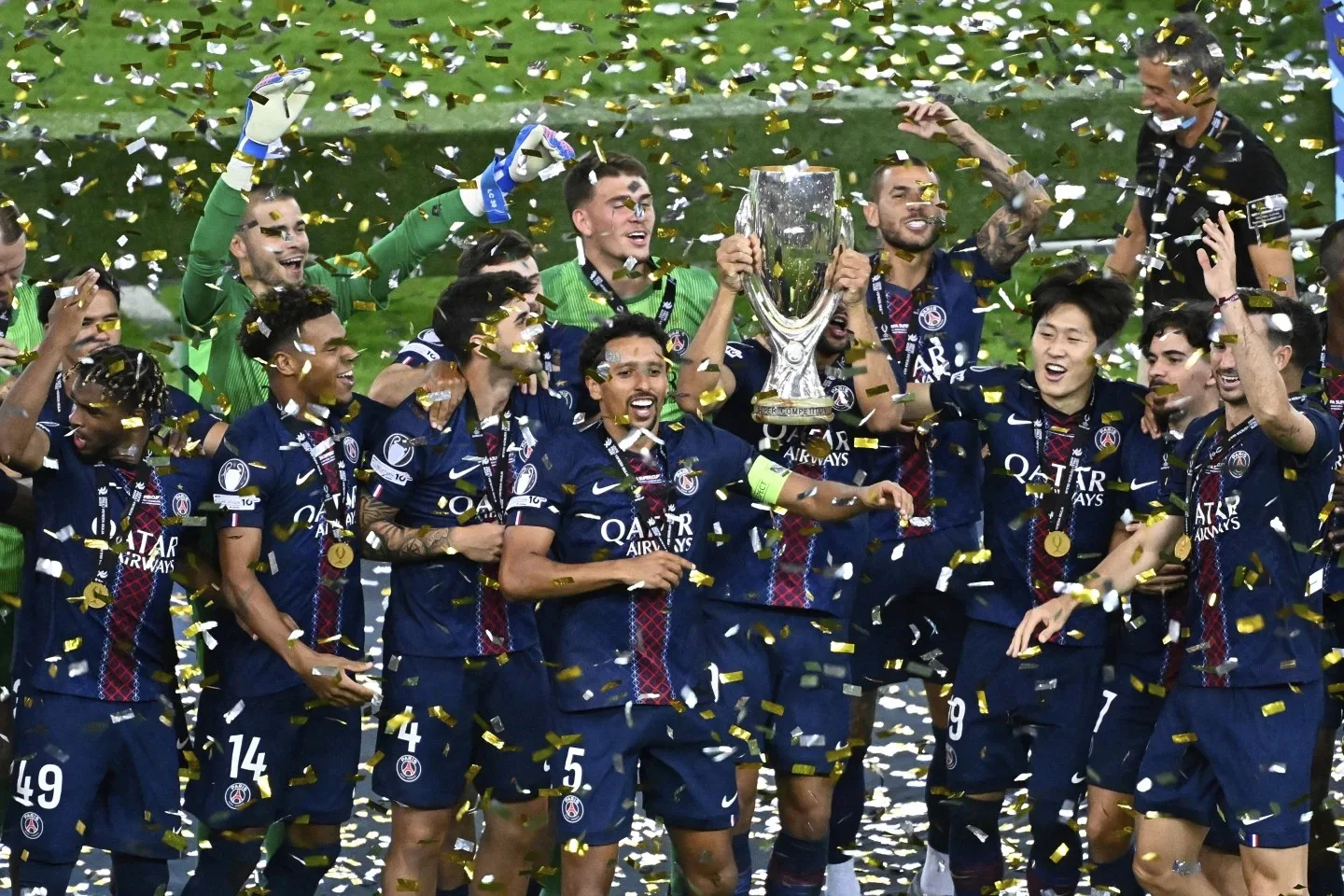 باريس سان جيرمان بطلاً لكأس السوبر الأوروبي
