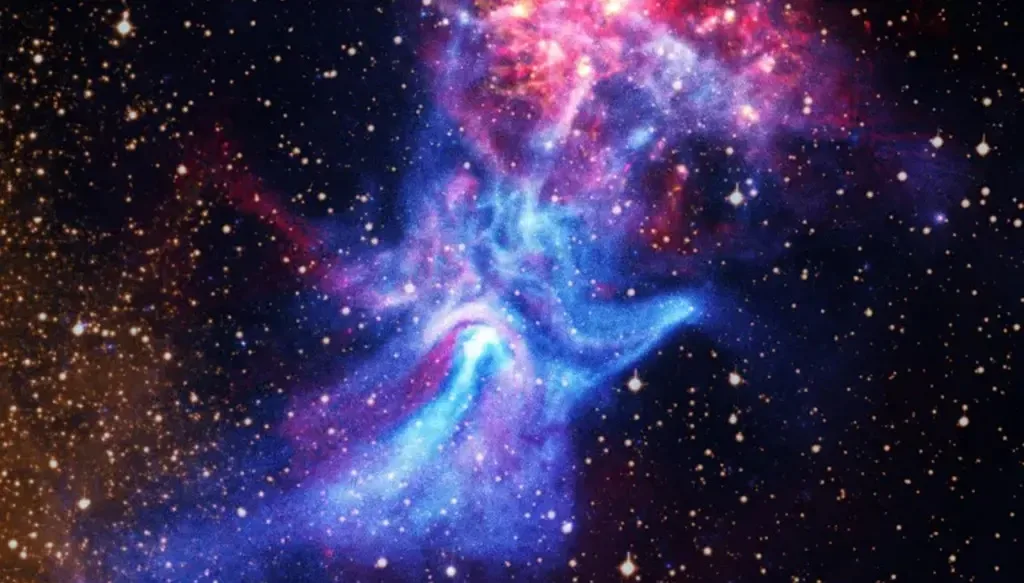 اليد الكونية في الفضاء