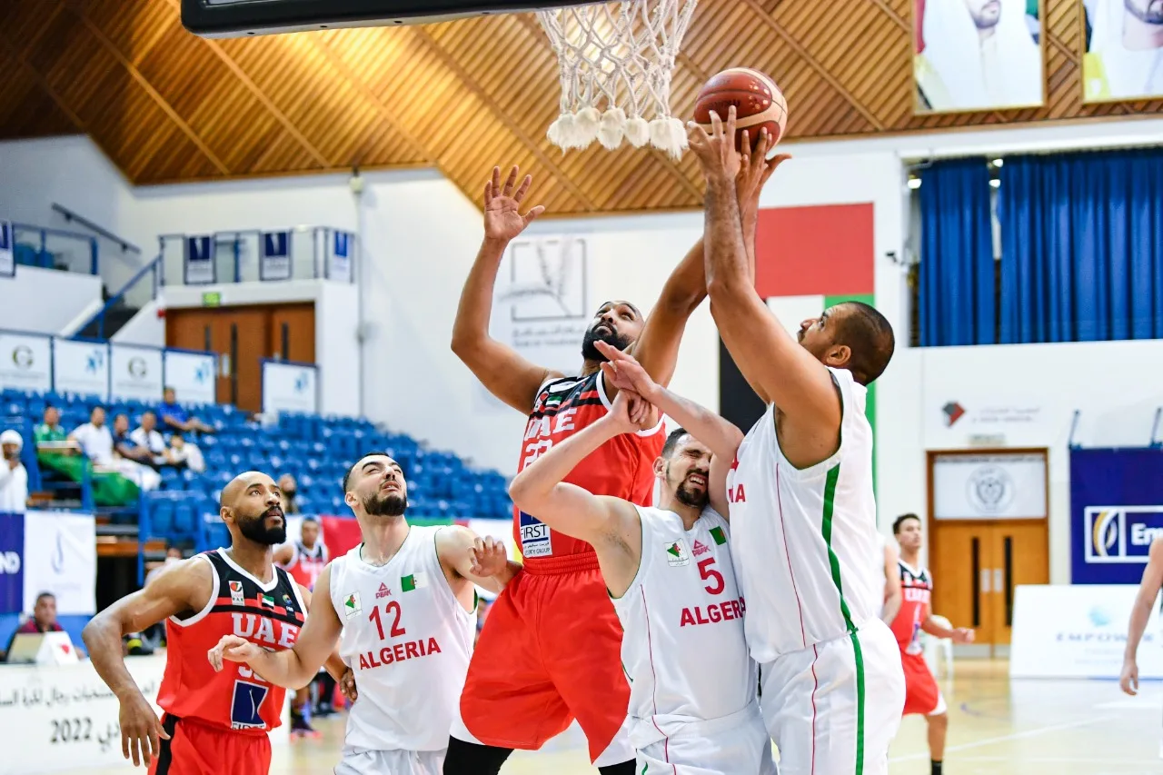 منتخب الإمارات لكرة السلة يحقق أول فوز تاريخي على مصر في البطولة العربية