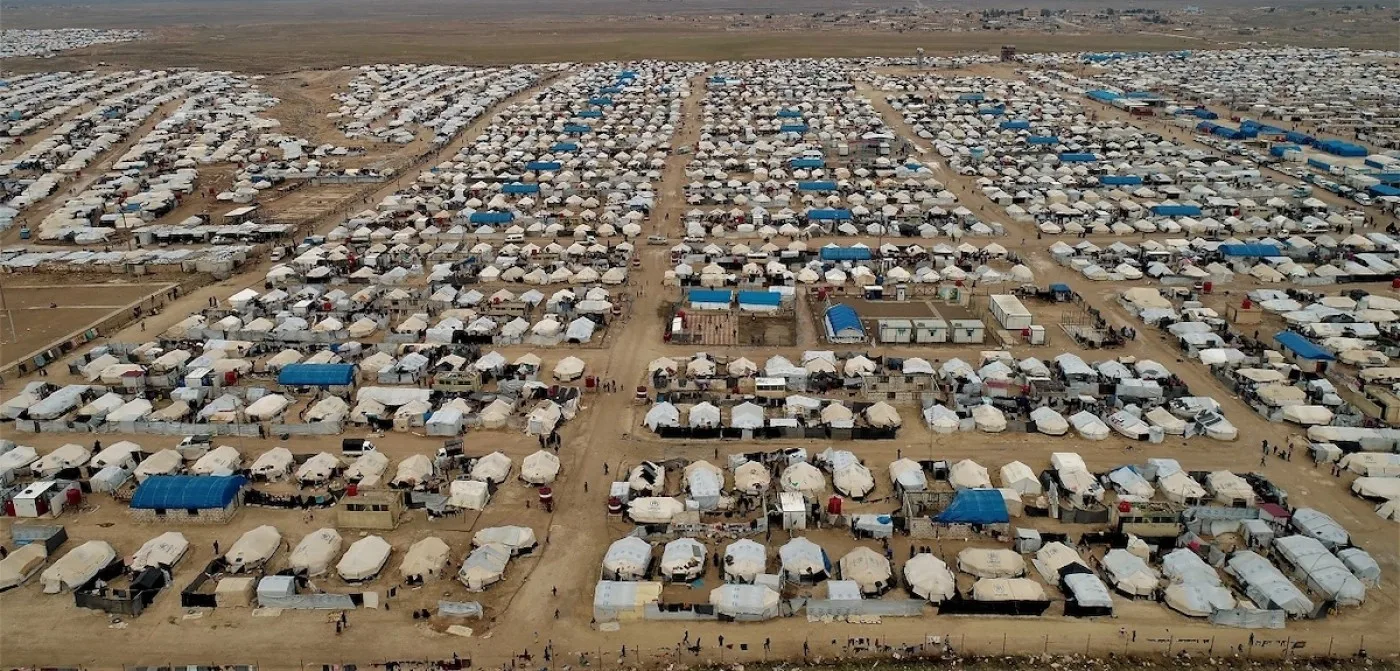مخيم الهول في سوريا