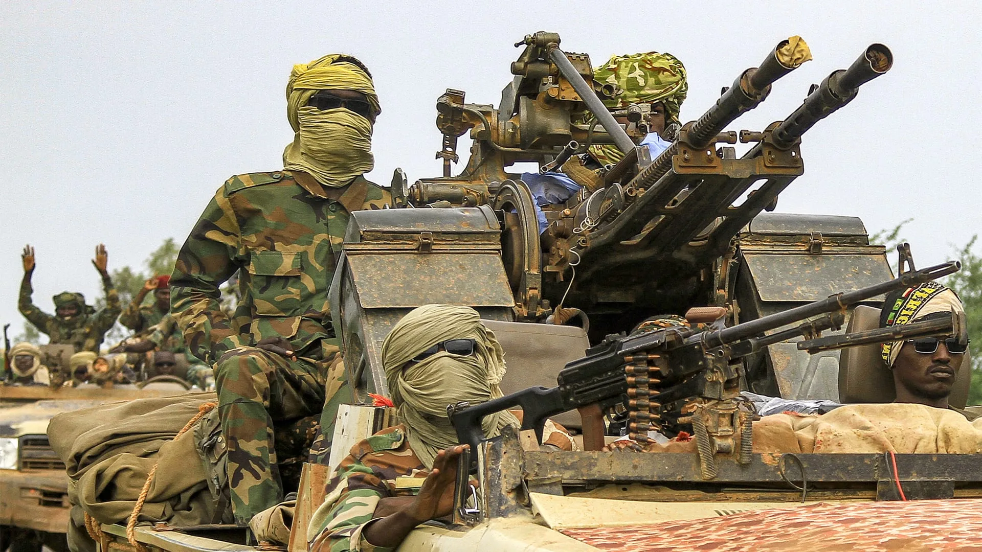 مسلحون خلال حرب السودان