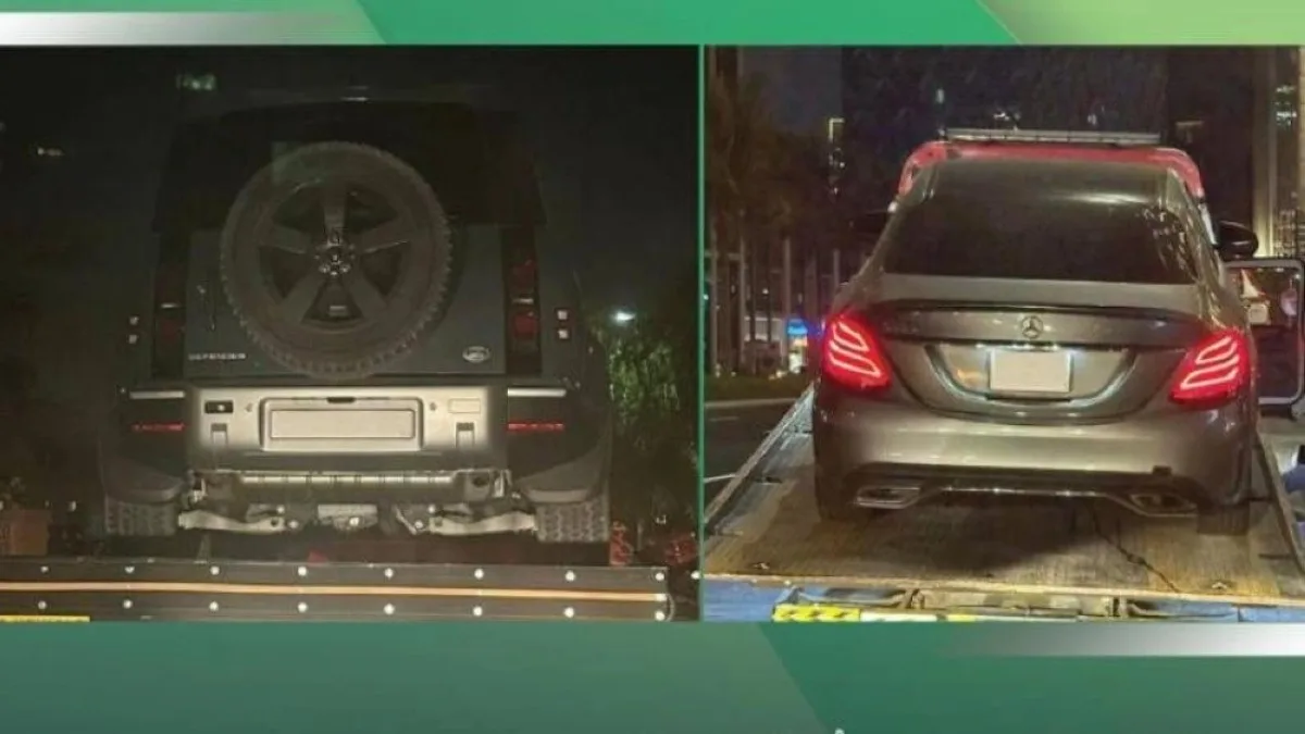 حجز المركبات في دبي بسبب المخالفات المرورية