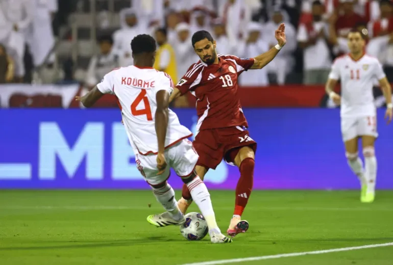 مباشر: قطر ضد الإمارات 1-0 تصفيات كأس العالم 2026
