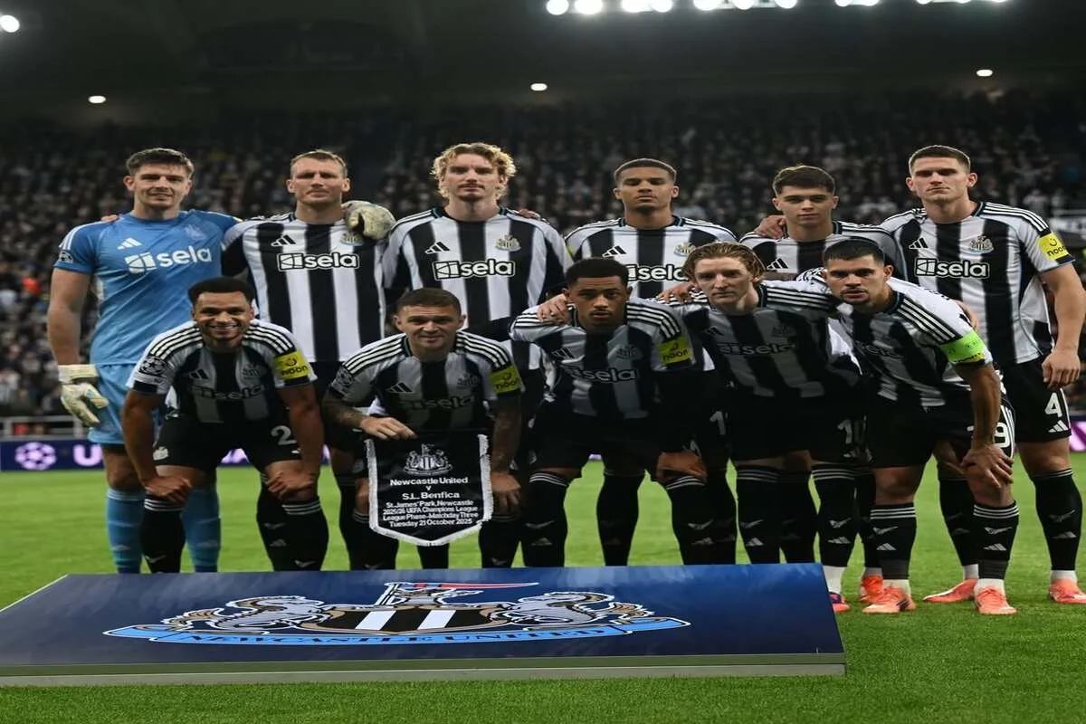نيوكاسل يفوز على بنفيكا بثلاثة أهداف بدوري أبطال أوروبا