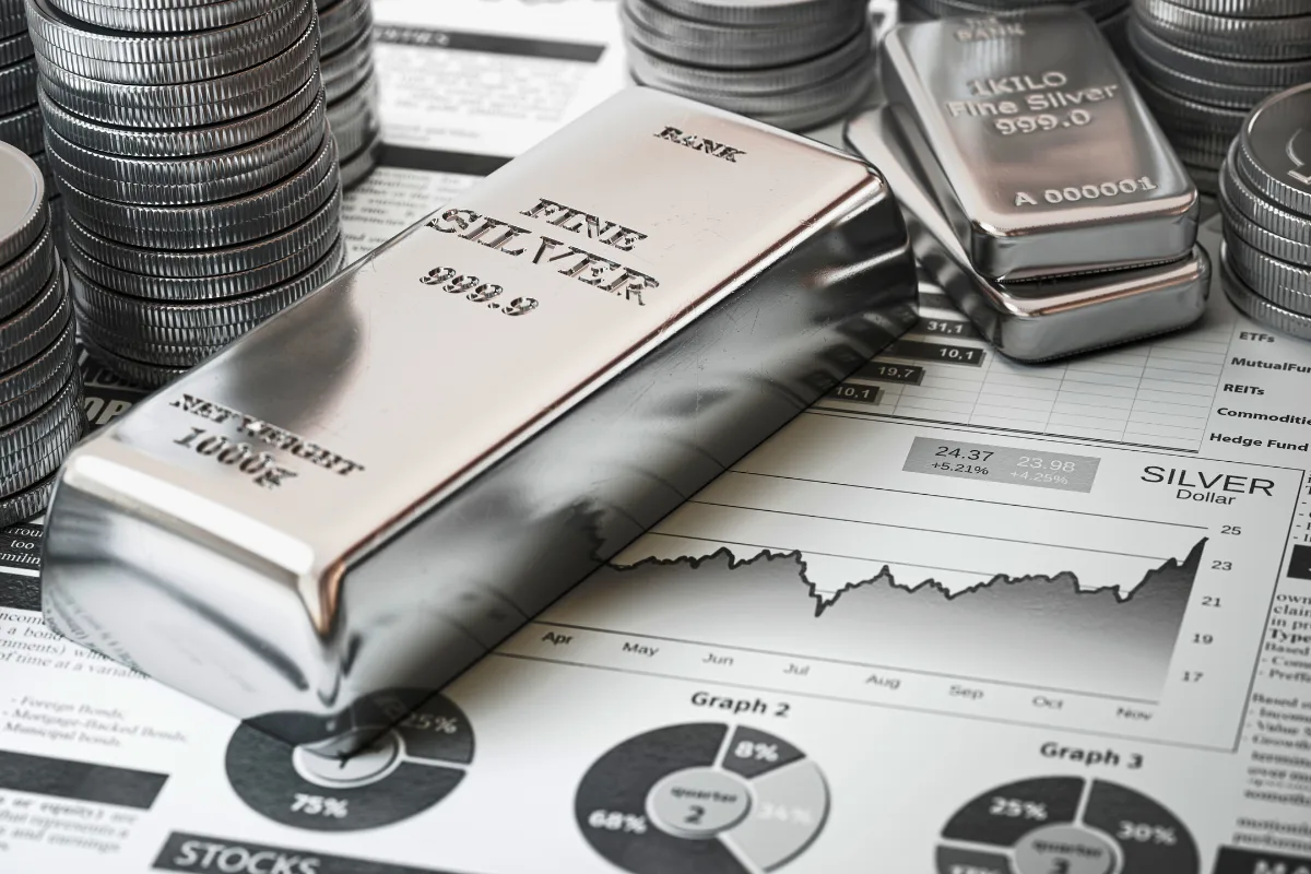 الفضة تصل إلى أعلى سعر لها منذ أكثر من 40 عامًا