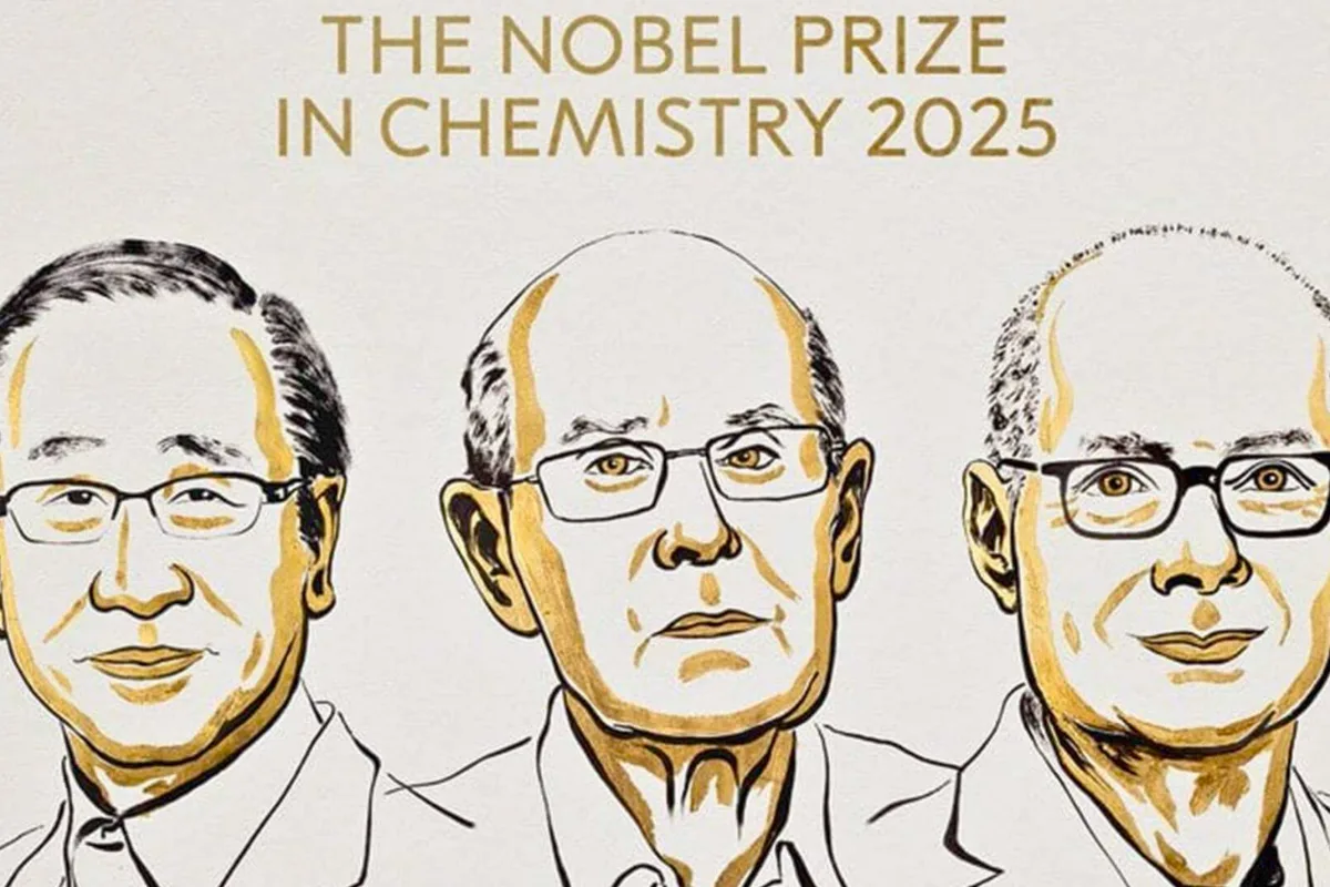 الكشف عن الفائزين بجائزة نوبل للكيمياء لعام 2025