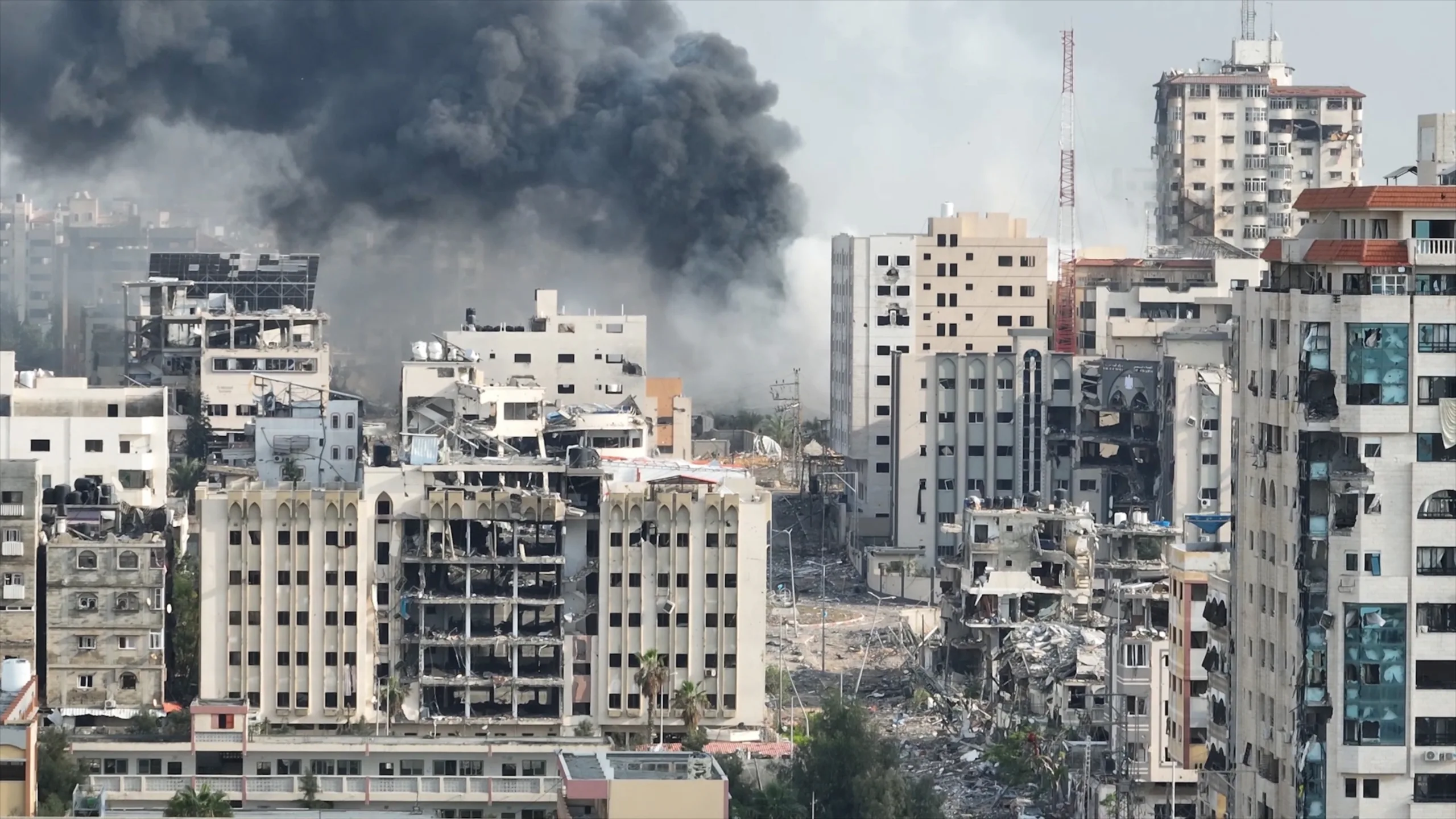 تدمير منازل المدنيين في غزة