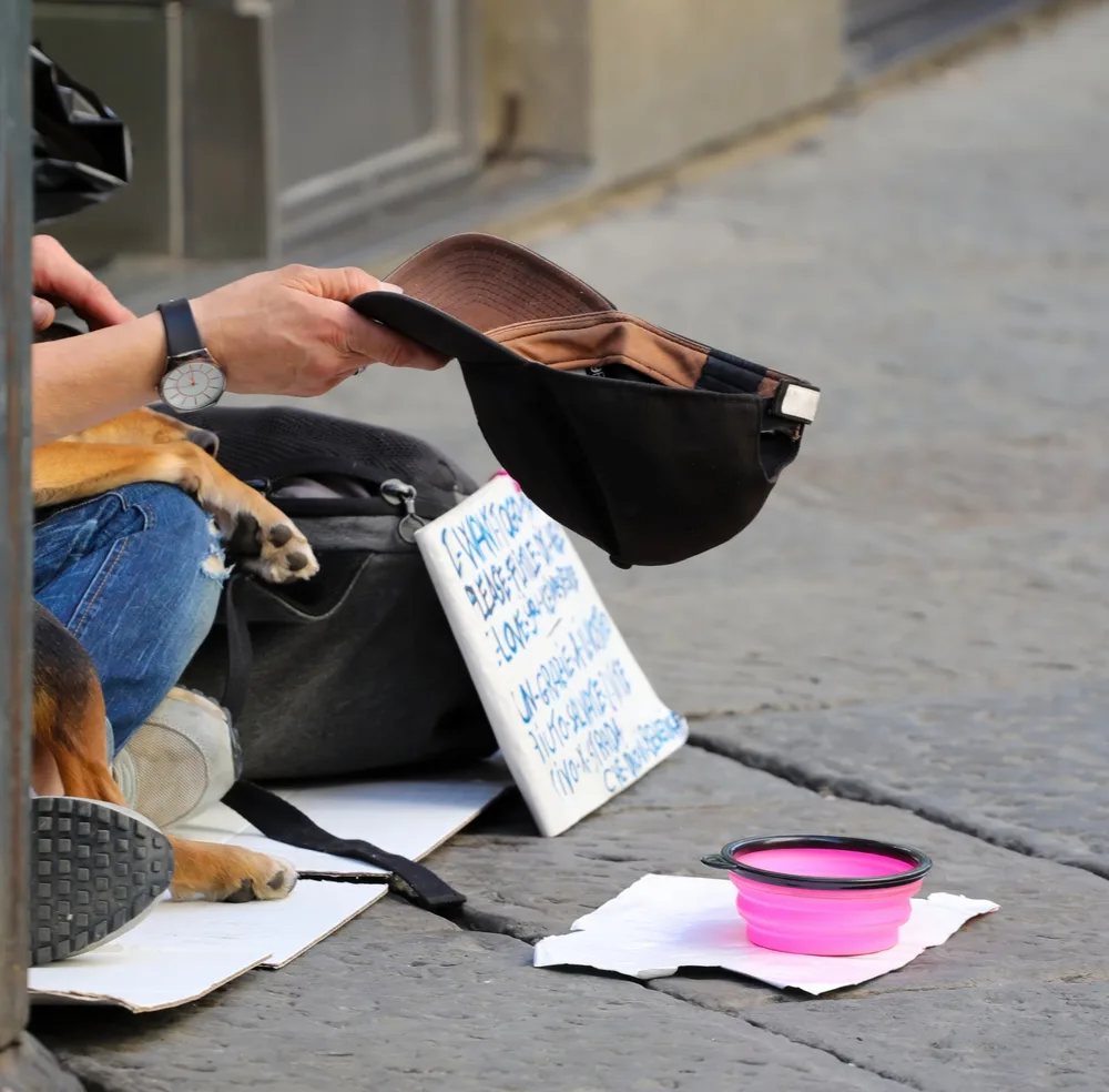 صورة رمزية للفقر في إيطاليا