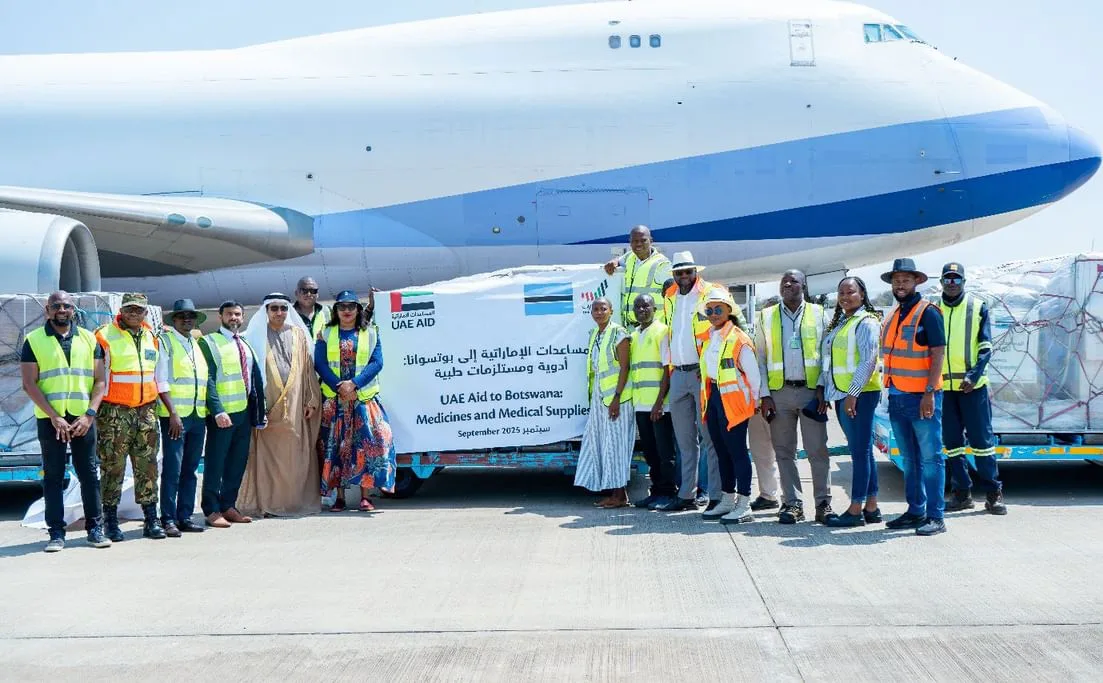 الإمارات تدعم بوتسوانا بمساعدات طبية عاجلة