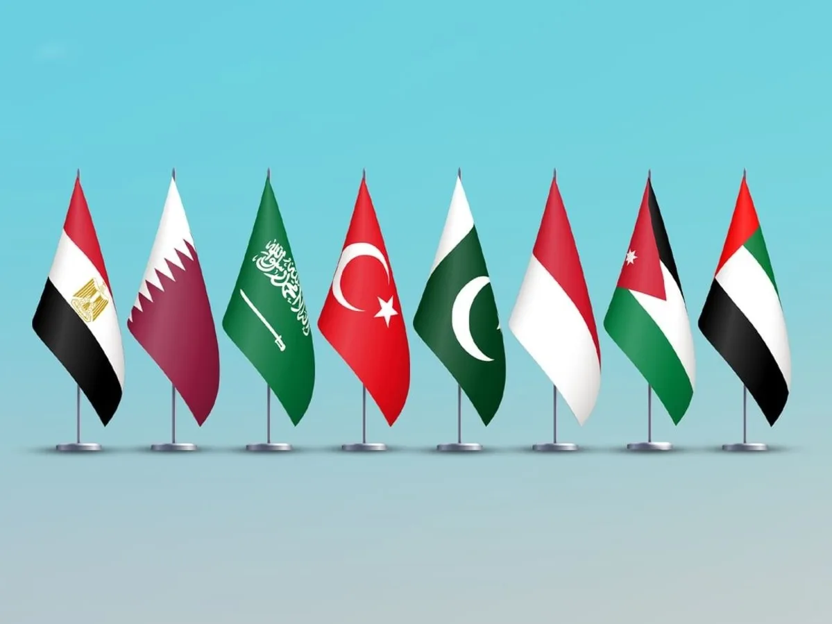 بيان مشترك لوزراء خارجية الإمارات والأردن وإندونيسيا وباكستان وتركيا والسعودية وقطر ومصر