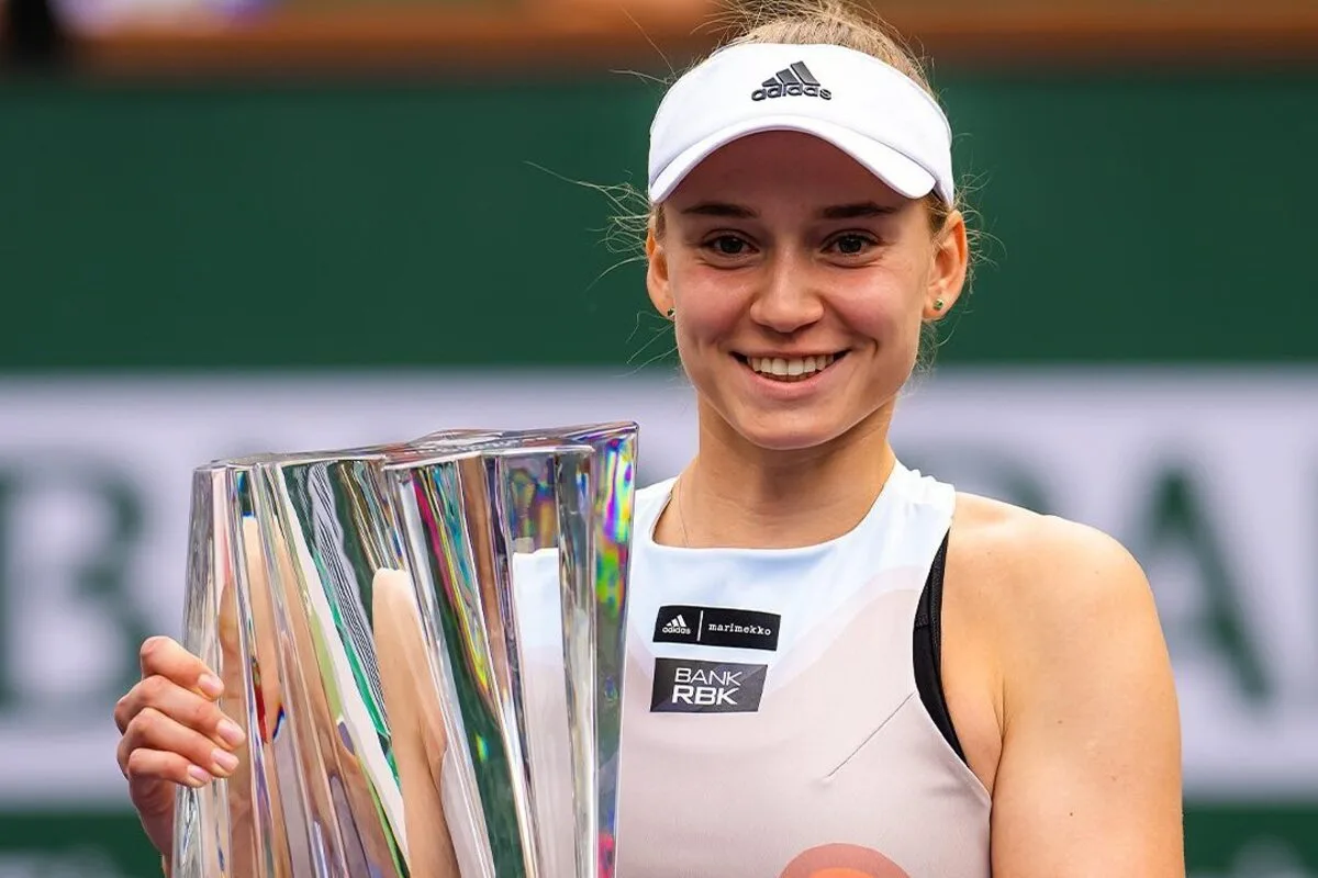 ريباكينا تصنع التاريخ بالفوز على سبالينكا وتتوج بالختامية