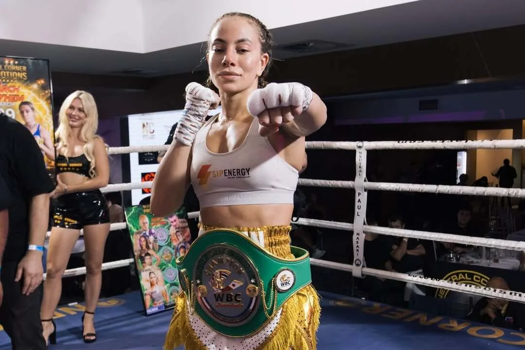 مي سليمان بطلة الملاكمة