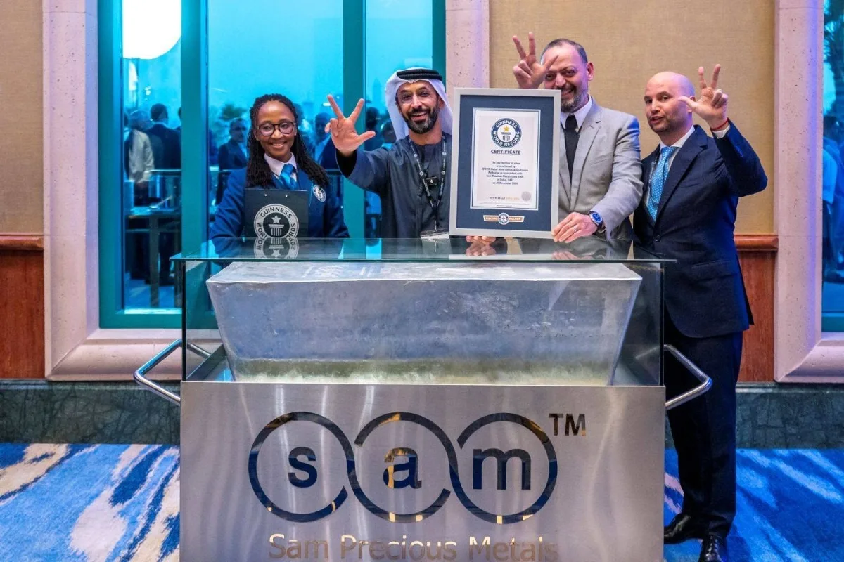 أكبر سبيكة فضة في العالم