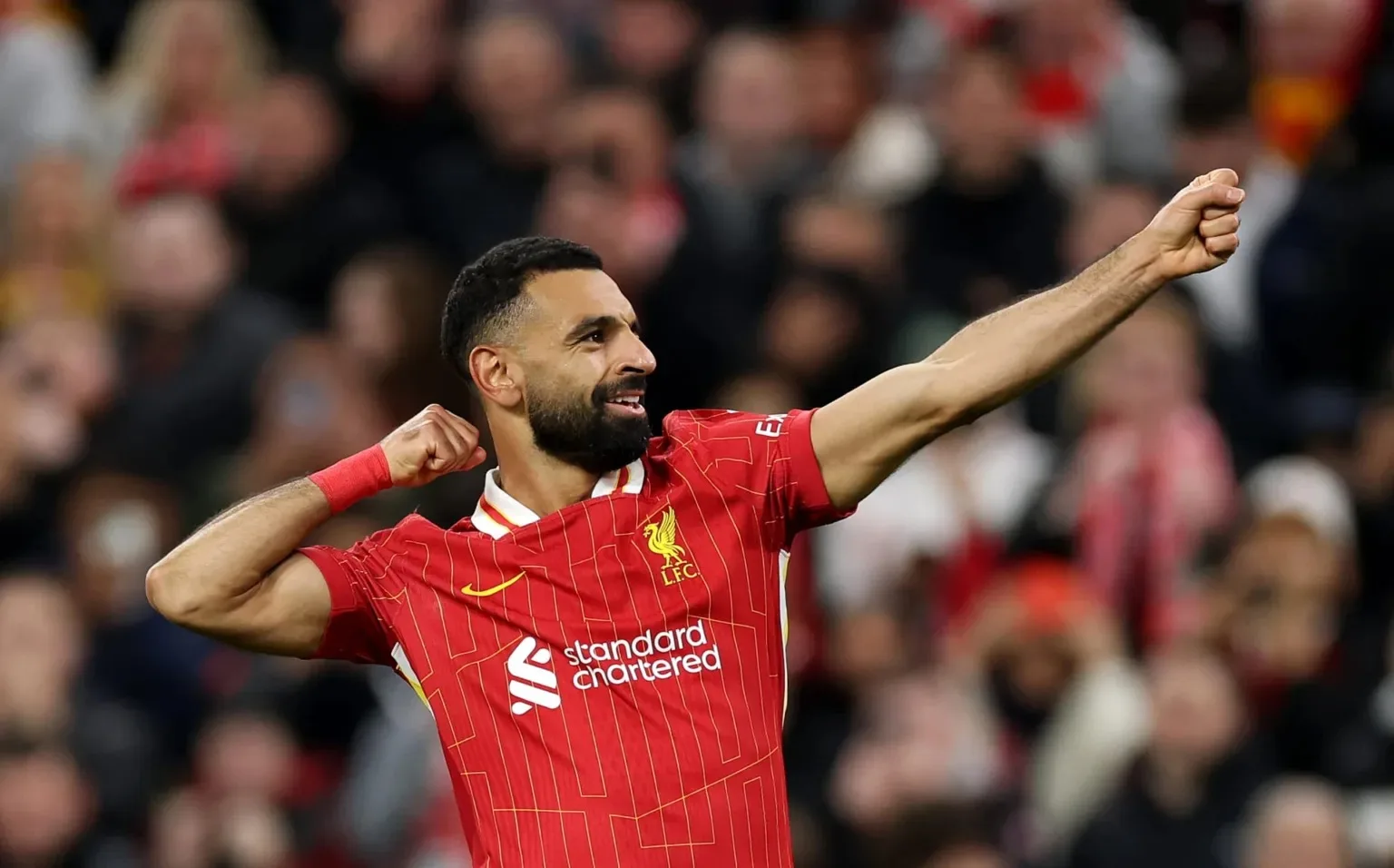 محمد صلاح مع ليفربول بعد الهدف 250