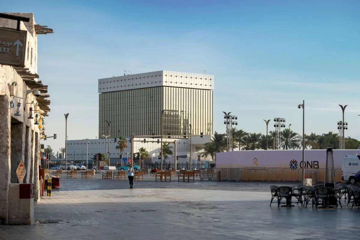 مقر مصرف قطر الوطني في الدوحة، البناء الحديث يعكس ريادة القطاع المالي القطري