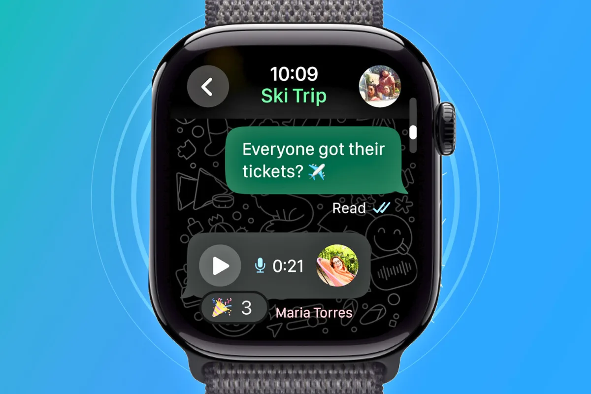 تطبيق واتساب الكامل يصل رسمياً إلى Apple Watch