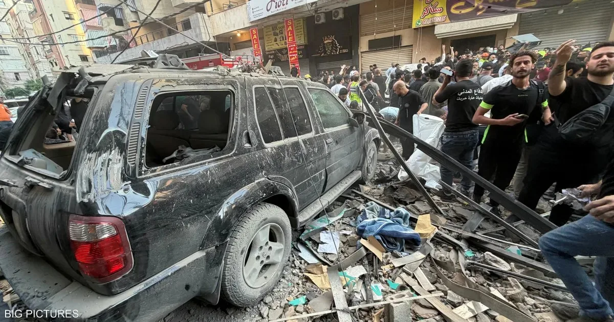 غارة على بيروت