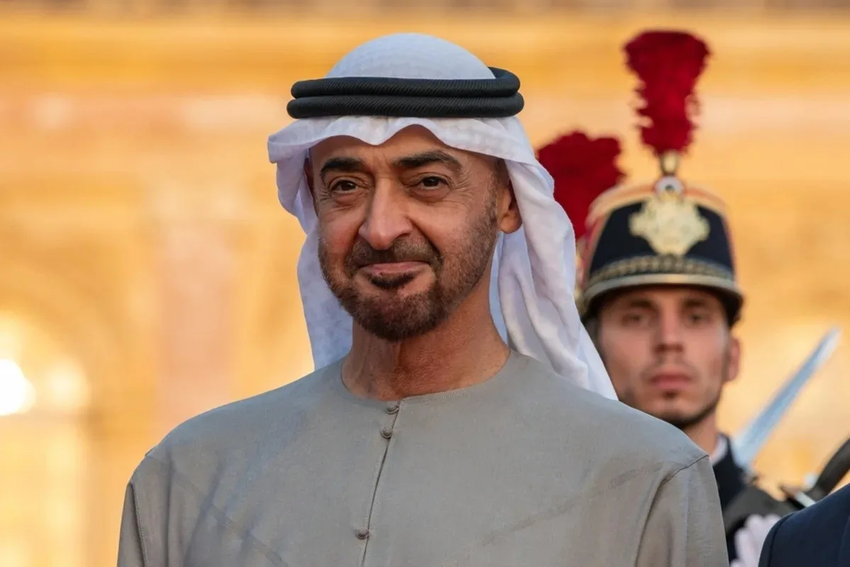 محمد بن زايد يحتفل بالعام الجديد