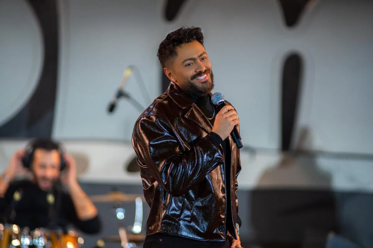 تامر حسني في حفل مؤسسة راعي مصر