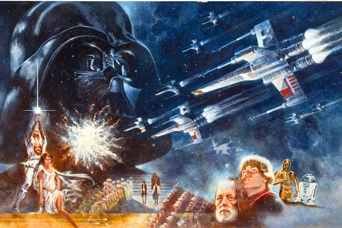 بيع اللوحة الأولى لفيلم “حرب النجوم” مقابل 4 ملايين دولار