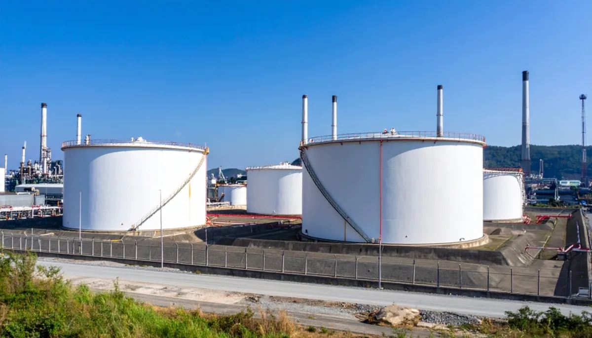 النفط المخزن في آسيا