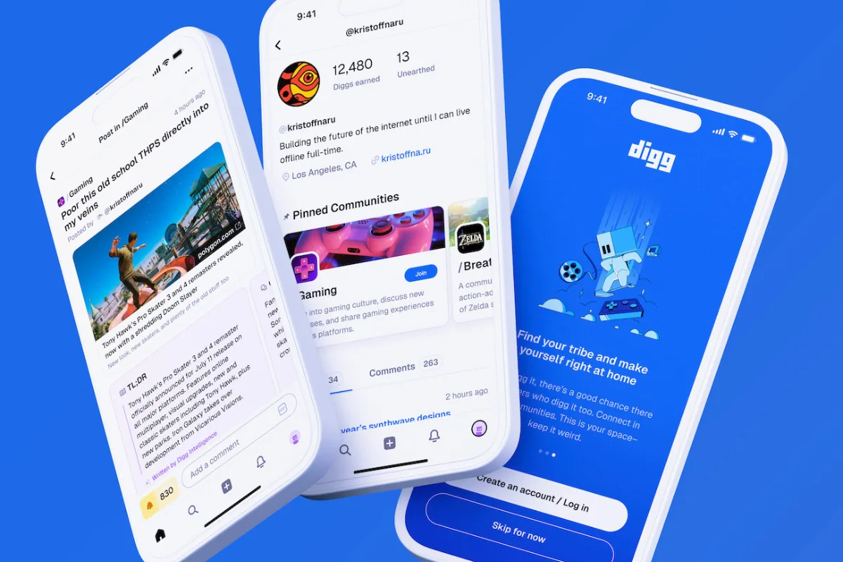 "ديغ" تعود إلى الساحة بإطلاق نسخة جديدة تنافس "ريديت"