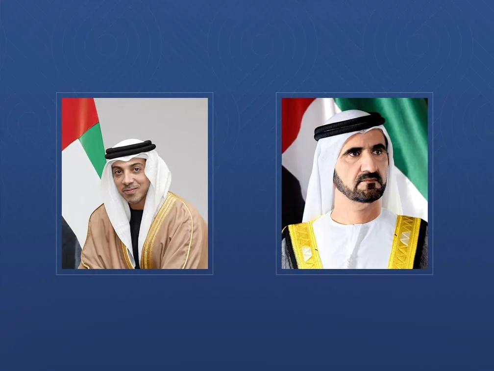 ‎محمد بن راشد ومنصور بن زايد يهنئان رئيس وزراء غينيا بإعادة تعيينه