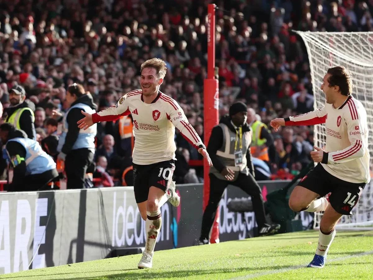 ليفربول يحقق فوزاً صعباً على نوتنجهام في الدقيقة 97