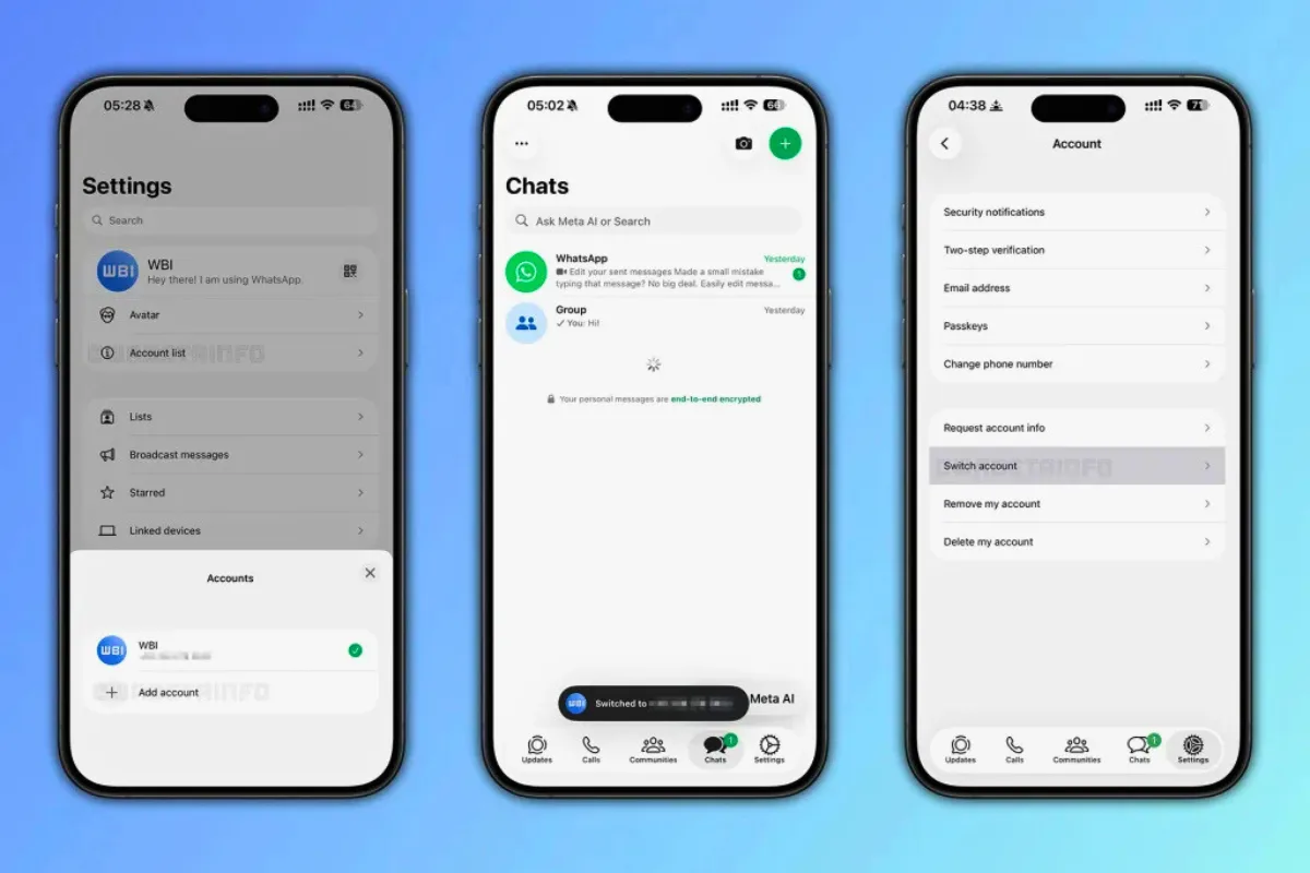 تحديث جديد من واتساب يجلب حسابين على آيفون ومزايا متقدمة
