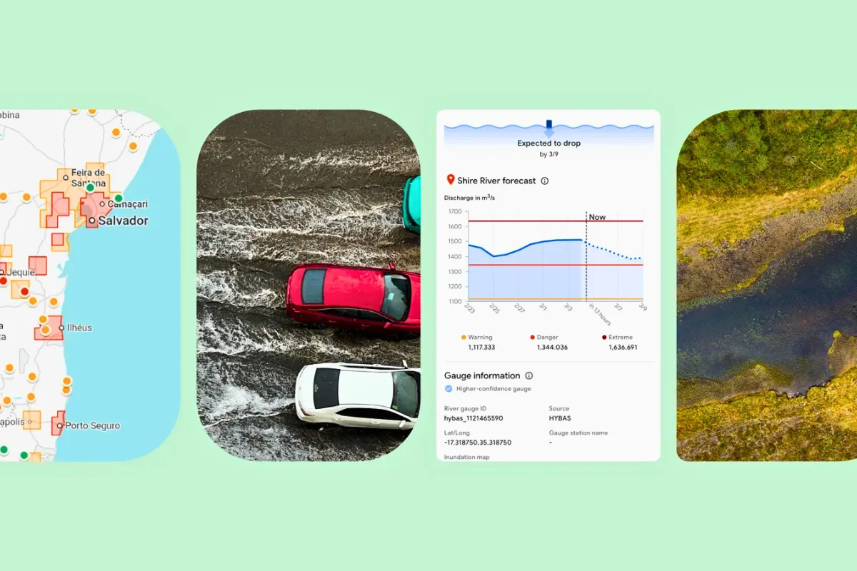 غوغل تعتمد Gemini لرصد الفيضانات المفاجئة