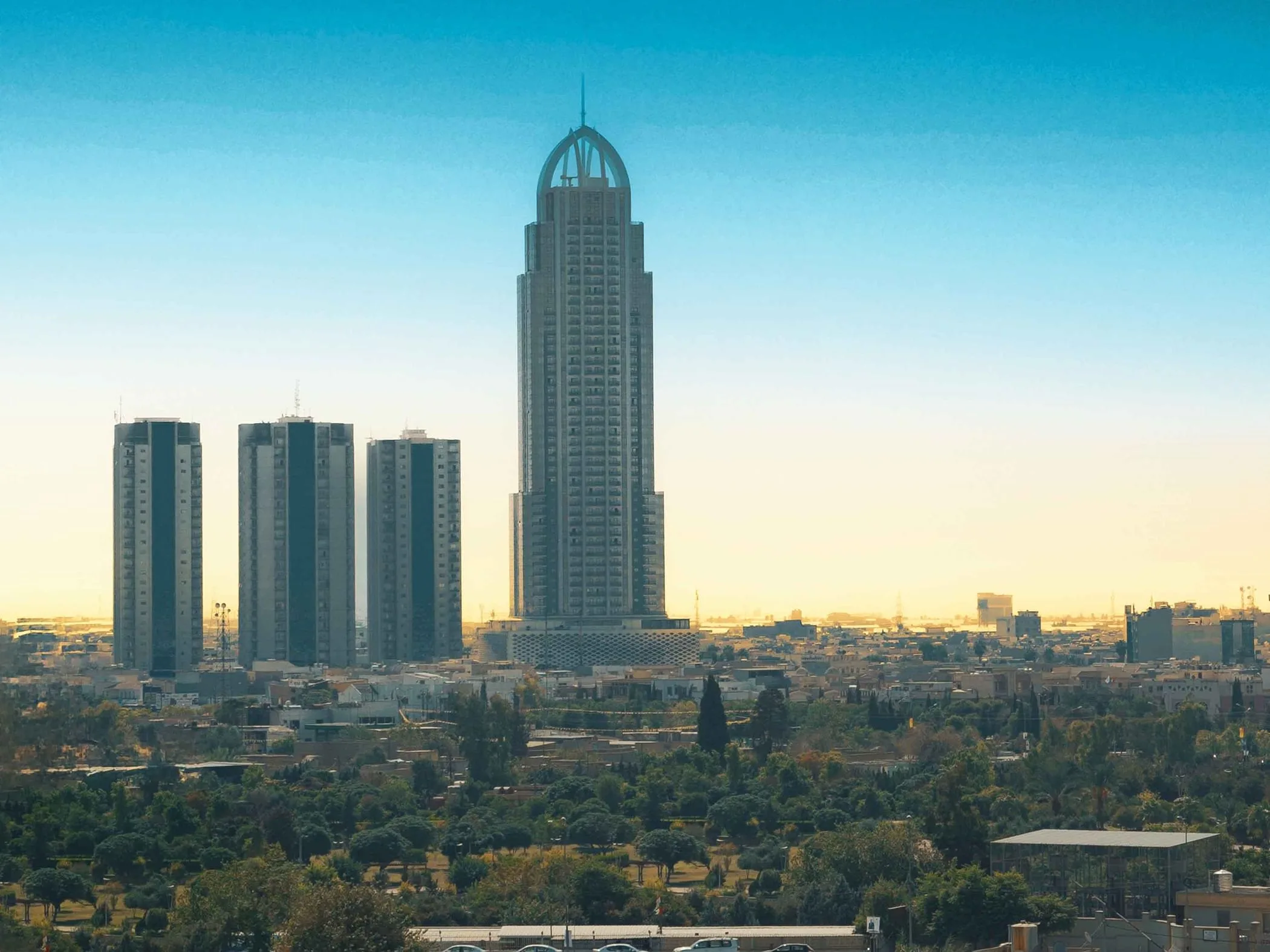 إسقاط 4 طائرات مسيرة في سماء أربيل دون خسائر