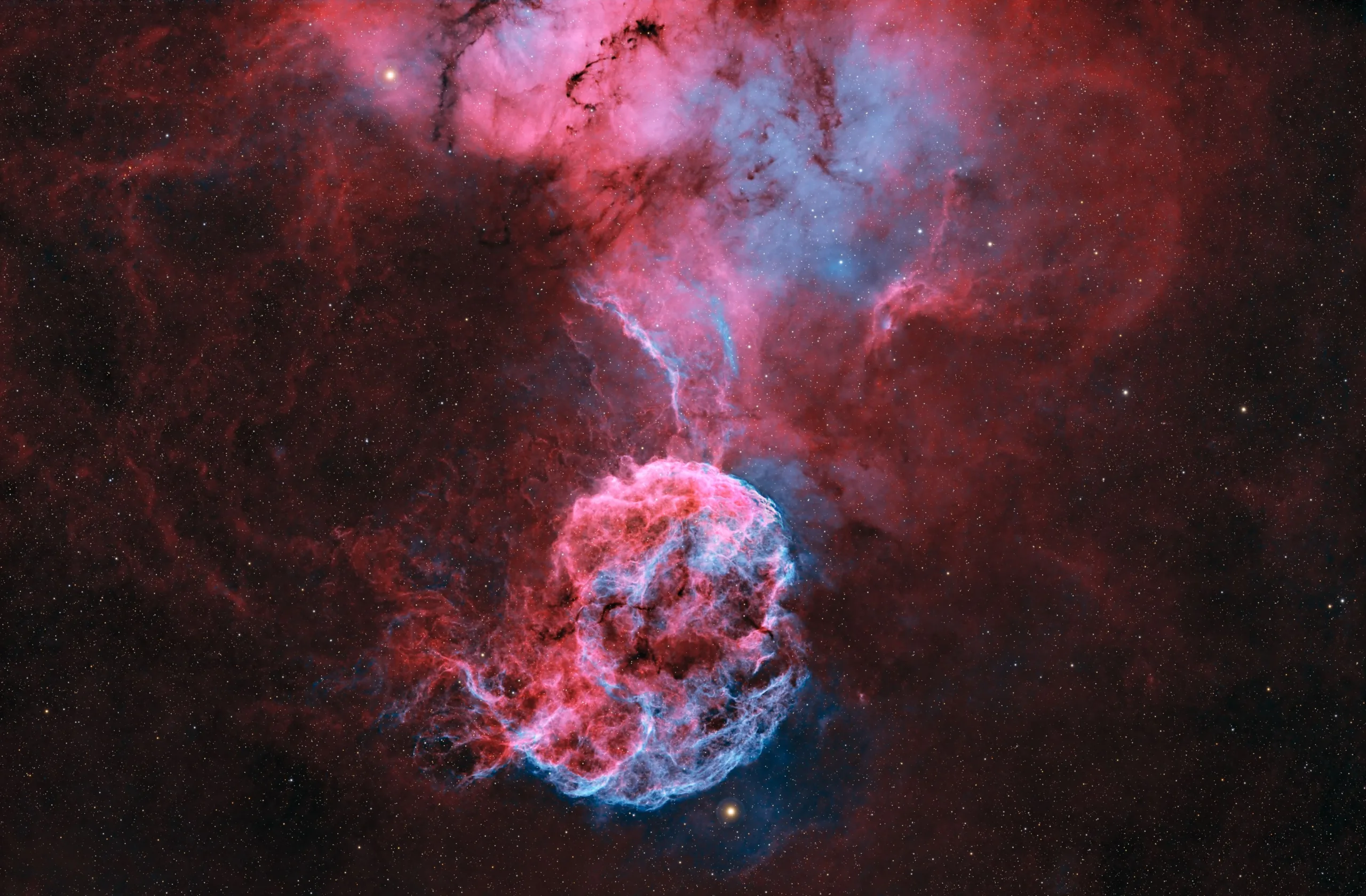 مرصد الختم الفلكي يرصد سديم قنديل البحر