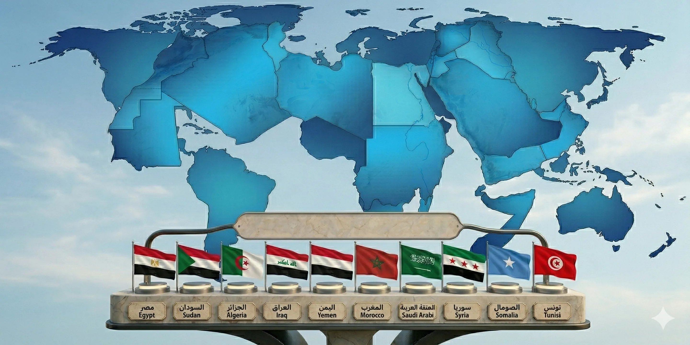 تعرّف على أكبر 10 دول عربية من حيث الكثافة السكانية