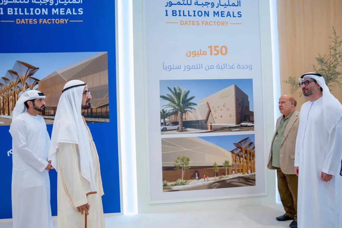 محمد بن راشد آل مكتوم يعلن إنشاء أكبر مصنع وقفي للتمور لمكافحة الجوع